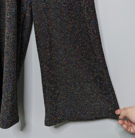 Nine West black colorful sparkle jumpsuit XS - Picture 4 of 10